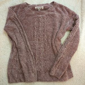 NWOT pink rose dusty mauve super soft sweater